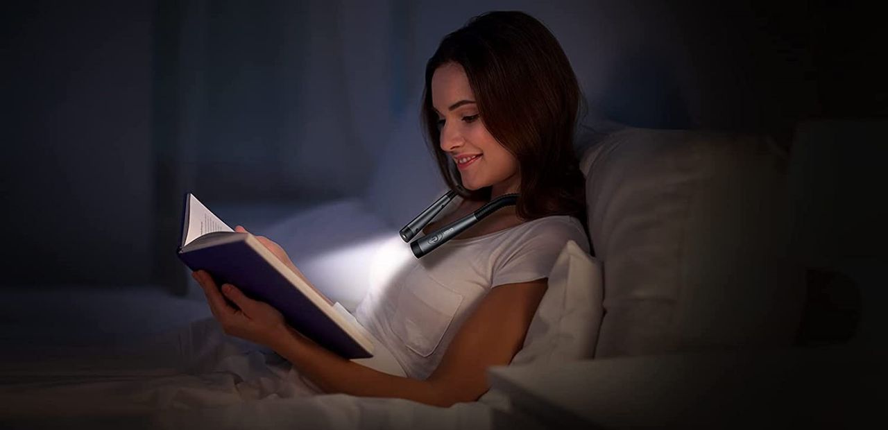 Luce per Lettura Libri a Letto, Luce da Lettura a LED portatile con clip, 3  modalità